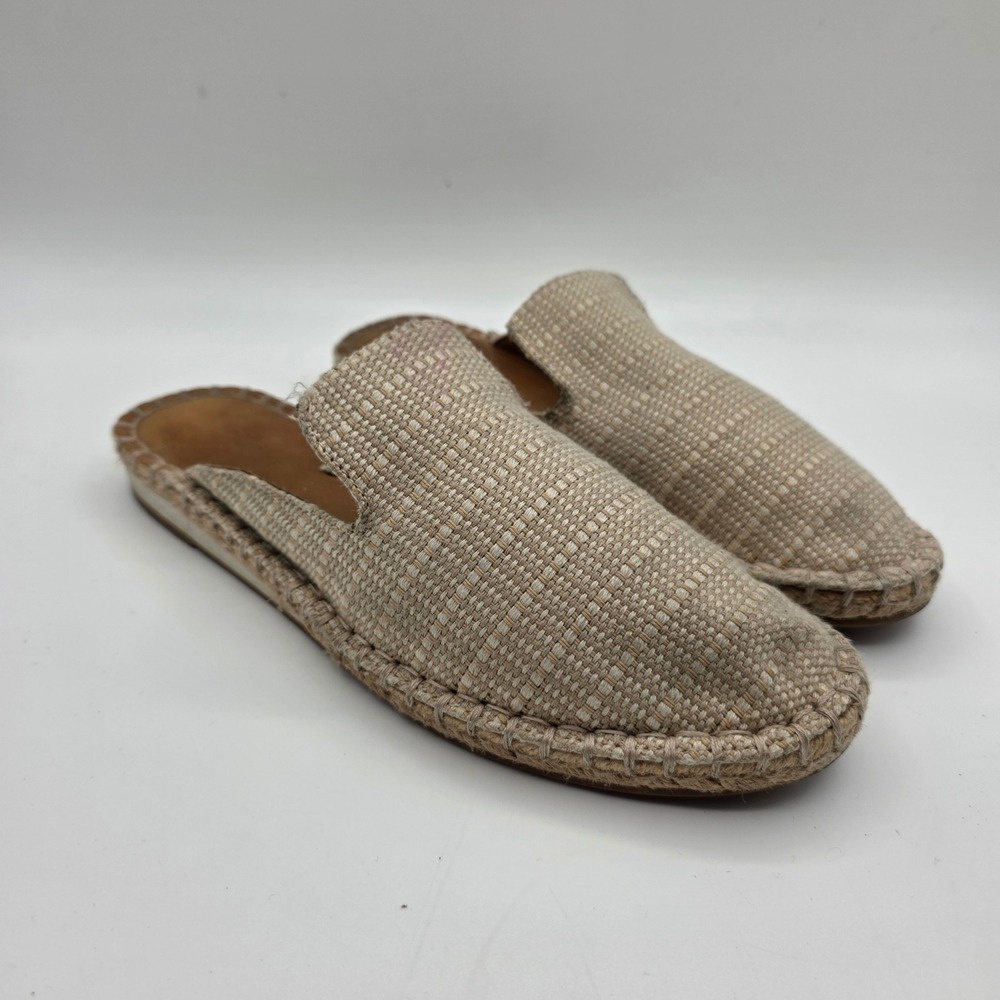 Universal Thread Womens Tan‎ Woven Espadrille Mules Slip On Shoes Size 8.5